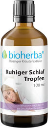 Bioherba Ruhiger Schlaf Tropfen Tinktur 100 ml – Bild 1 von 2