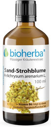 Bioherba Sand-Strohblume Helichrysum arenarium L. Tinktur Tropfen ohne Zusatzstoffe, zuckerfrei, glutenfrei und laktosefrei – Bild 1 von 2