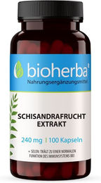Bioherba Schisandrafrucht Extrakt Kapseln ohne Zusatzstoffe – Bild 1 von 2