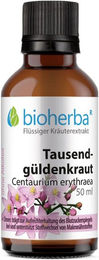 Bioherba Tausendgüldenkraut Centaurium erythraea Tinktur Tropfen – Bild 1 von 3