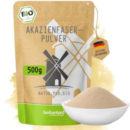 bioKontor BIO Akazienfaser Pulver 500 g vegan – Bild 1 von 4