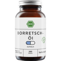 Produktbild von bioKontor Borretschöl Kapseln Bio Vegan Ohne Gelatine 180 Stück