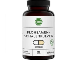 Produktbild von bioKontor Flohsamenschalen Kapseln Bio Vegan ohne Gelatine 180 Stück