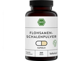 Produktbild von bioKontor Flohsamenschalen Kapseln Bio Vegan ohne Gelatine 180 Stück