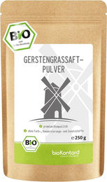 bioKontor Gerstengrassaftpulver Bio ohne Zusatzstoffe 250 g – Bild 1 von 3