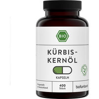 Produktbild von bioKontor Kürbiskernöl Kapseln vegan ohne Gelatine