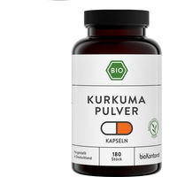 Produktbild von bioKontor Kurkuma Kapseln vegan ohne Gelatine 180 Stück