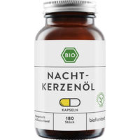 Produktbild von bioKontor Nachtkerzenöl Kapseln Bio Vegan Ohne Gelatine 180 Stück