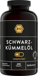 bioKontor Schwarzkümmelöl Kapseln, bio und vegan – Bild 1 von 2