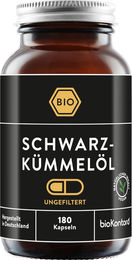 bioKontor Schwarzkümmelöl Kapseln bio vegan 180 Stück – Bild 1 von 2