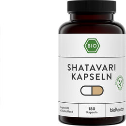 bioKontor Shatavari Kapseln vegan 180 Stück – Bild 1 von 3