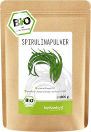 bioKontor Spirulina Pulver Bio Vegan Glutenfrei ohne Zusatzstoffe – Bild 1 von 2