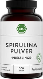 bioKontor Spirulina Tabletten vegan ohne Zusatzstoffe 200 Stück – Bild 1 von 4