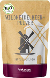 bioKontor Wildheidelbeer Pulver Bio zuckerfrei ohne Zusatzstoffe – Bild 1 von 3