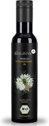 BIOLAVIVA Bio Schwarzkümmelöl kaltgepresst und ungefiltert vegan 250 ml – Bild 1 von 5