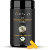 Produktbild von BIOLAVIVA Schwarzkümmelöl Kapseln Bio Vegan ohne Zusatzstoffe