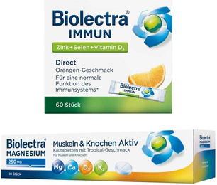 Biolectra Immun Direct Pellets mit Magnesium 250 mg Lutschtabletten zuckerfrei glutenfrei laktosefrei – Bild 1 von 1
