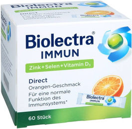 Biolectra Immun Direct Sticks Orange zuckerfrei glutenfrei laktosefrei 60 Stück – Bild 1 von 4