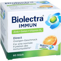 Produktbild von Biolectra Immun Direct Sticks Orange zuckerfrei glutenfrei laktosefrei 60 Stück