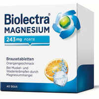 Produktbild von Biolectra Magnesium 243 forte Brausetabletten Orange