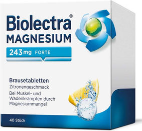 Biolectra Magnesium 243 forte Zitrone Brausetabletten – Bild 1 von 1