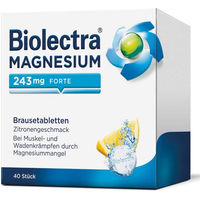 Produktbild von Biolectra Magnesium 243 forte Zitrone Brausetabletten