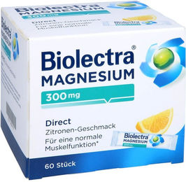 Biolectra Magnesium 300 mg Direct Sticks vegan zuckerfrei laktosefrei glutenfrei 60 Stück – Bild 1 von 3