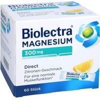 Produktbild von Biolectra Magnesium 300 mg Direct Sticks vegan zuckerfrei laktosefrei glutenfrei 60 Stück