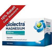 Produktbild von Biolectra Magnesium 300 mg Kapseln für Erwachsene 100 Stück