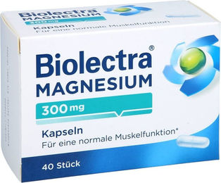 Biolectra Magnesium 300 mg Kapseln für Erwachsene 40 Stück – Bild 1 von 3