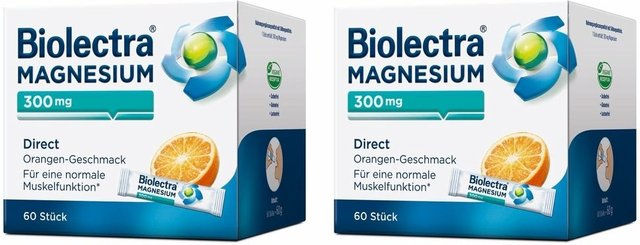 Biolectra Magnesium 300 mg Sticks vegan zuckerfrei laktosefrei glutenfrei – Bild 1 von 1
