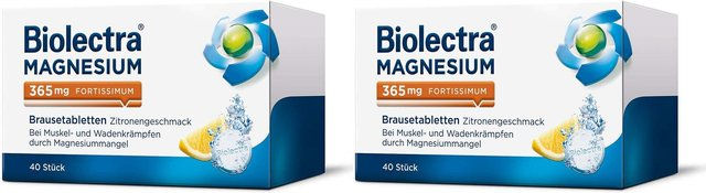 Biolectra Magnesium 365 mg fortissimum Brausetabletten Zitrone – Bild 1 von 1