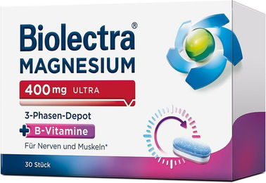 Biolectra Magnesium 400 mg 3-Phasen-Depot Tabletten 30 Stück – Bild 1 von 2