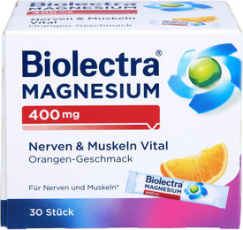 Biolectra Magnesium 400 mg Komplex Sticks, 30 Stück – Bild 1 von 1
