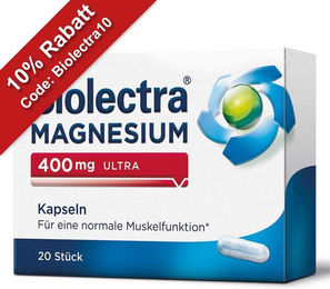 Biolectra Magnesium 400 mg Oxid Kapseln vegan – Bild 1 von 1