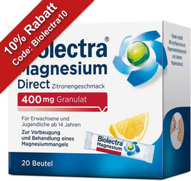 Biolectra Magnesium 400 mg Oxid Sticks für Erwachsene, Schwangere, Stillende und Sportler – Bild 1 von 1
