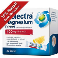 Produktbild von Biolectra Magnesium 400 mg Oxid Sticks für Erwachsene, Schwangere, Stillende und Sportler