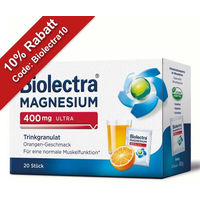 Produktbild von Biolectra Magnesium 400 mg Pulver für Sportler und Senioren