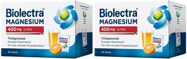 Biolectra Magnesium 400 mg Pulver vegan zuckerfrei laktosefrei glutenfrei – Bild 1 von 1