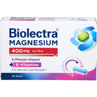 Produktbild von Biolectra Magnesium 400 mg Tabletten 30 Stück zuckerfrei glutenfrei laktosefrei
