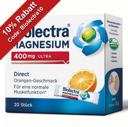 Biolectra Magnesium 400 mg Ultra Direct Sticks für Sportler sowie Schwangere und Stillende – Bild 1 von 1