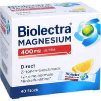 Produktbild von Biolectra Magnesium 400 mg Ultra Direct Zitrone Sticks vegan zuckerfrei laktosefrei glutenfrei