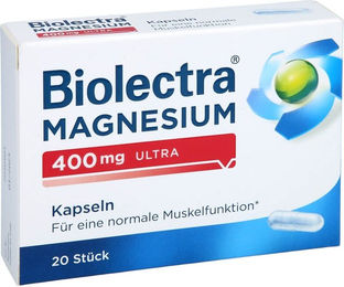 Biolectra Magnesium 400 mg ultra Kapseln 20 Stück – Bild 1 von 3