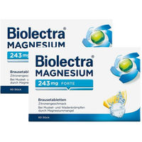 Produktbild von Biolectra Magnesium Brausetabletten für Erwachsene und Kinder 120 Stück