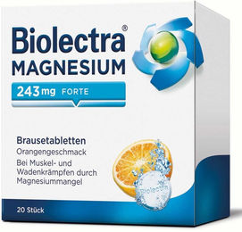Biolectra Magnesium Brausetabletten Orange – Bild 1 von 1
