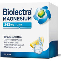 Produktbild von Biolectra Magnesium Brausetabletten Zitrone