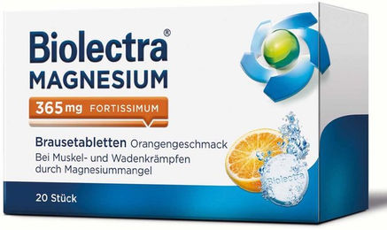 Biolectra Magnesium Fortissimum 365 mg Brausetabletten Orange – Bild 1 von 1