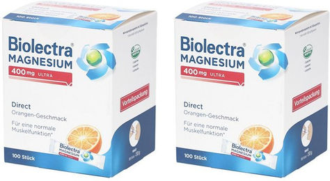 Biolectra Magnesium ultra Direct 400 mg Sticks Orange vegan zuckerfrei – Bild 1 von 1