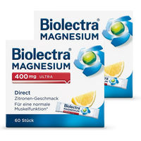 Produktbild von Biolectra Magnesium ultra Direct 400 mg Zitrone Sticks für Sportler, Schwangere und Stillende