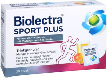 Biolectra Sport Plus Trinkgranulat Pulver 20 Stück – Bild 1 von 3